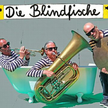 Blindfische badewanne Kindermusikfestival-Münsterland 2025 . die Blindfische